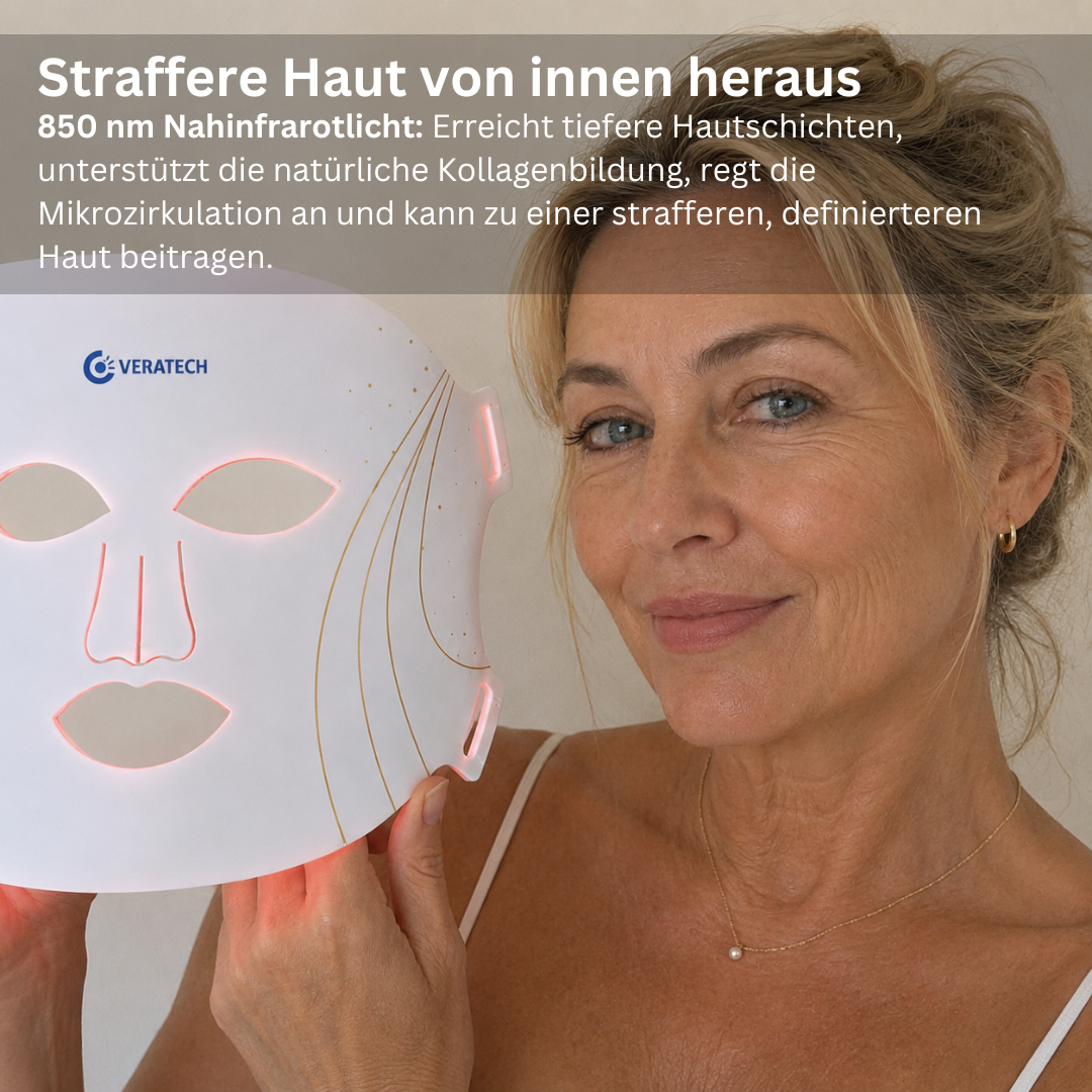 LumiFace LED-Maske mit Rotlicht & Nahinfrarot